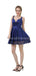 Deux sangles Royal Blue Simple Cheap Homecoming Robes en ligne, Robes de bal court bon marché, CM809