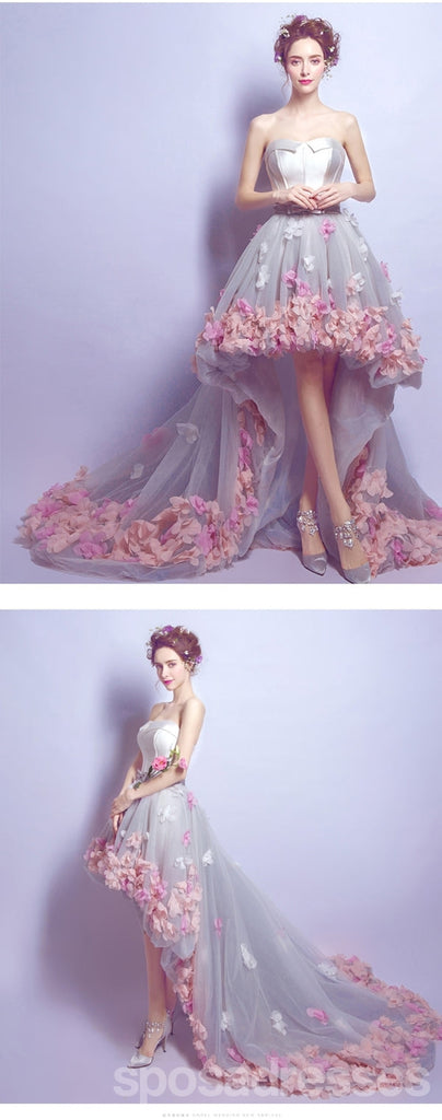 V Neck Dusty Pink Tulle Beaded Short Homecoming Dresses Online, Robes de bal courtes pas chères, CM845