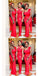 Mismatched Bright Red Mermaid Cheap Long Bridesmaid Dresses,WG1510