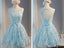 Tiffany Blue Open atrás Cadarço Vestidos de Baile para os estudantes de Regresso para casa Atraentes, Vestidos de Baile para os estudantes Partidários Curtos Disponíveis, Vestidos de Regresso para casa Perfeitos, CM313