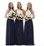 Halter Red Skirt Long Cheap Bridesmaid Dresses Online, WG625