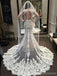 See Through Mermaid Long Sleeves V-neck Lace Wedding Dresses Online,WD741