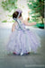 Light Purple Satin Tulle Pixie Tutu dresses, Lovely Cheap Flower Girl Dresses,  FG017