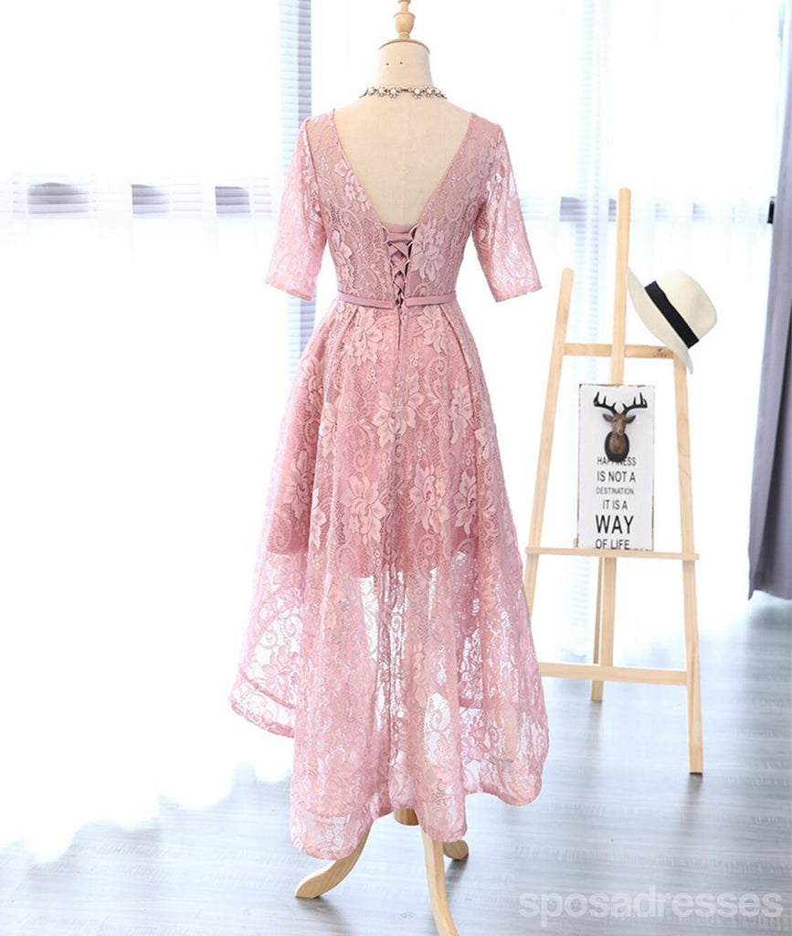 Laszgao à manches longues - robe de bal de rentrée rose, mini - soirée bon marché sucré 16 robes, robe de cocktail parfaite de rentrée, cm330