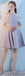 Cheap Gray Short Mismatched Simple Short Bridesmaid Dresses Online, WG506