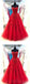 Spaghetti Straps Red A-line Cheap Evening Prom Dresses, Evening Party Prom Dresses, 12180