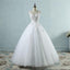 Lace Straps A-line  Lace Beaded Cheap Wedding Dresses Online, Cheap Bridal Dresses, WD502