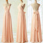 Pretty Chiffon Sweet Heart Backless Floor-Length Cheap Bridesmaid Dresses, WG67