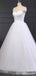 Spaghetti Straps White Cheap Wedding Dresses Online, Cheap Bridal Dresses, WD500