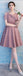 Dusty Pink Short Mismatched Simples Cheap Bridesmaid Dresses Online, WG510