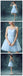 La lumière Bleu Illusion de Tulle Mignon homecoming robes de bal, CM0017