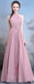 Chiffon Long Mismatched Dusty Pink Cheap Bridesmaid Dresses Online, WG509