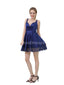 Deux sangles Royal Blue Simple Cheap Homecoming Robes en ligne, Robes de bal court bon marché, CM809