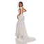 Ivory Mermaid V-neck Backless Handmade Lace Wedding Dresses,WD804