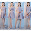 Summer Gray Short Mismatched Custom Cheap Bridesmaid Dresses Online, WG507