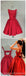 Rouge vif élégant Simple Pas Cher Court Homecoming Robes 2018, CM550