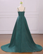 Esmeralda Verde Spaghetti faixas Cheap Long Evening Prom Dresses, Cheap Custom Sweet 16 Dresses, 18526