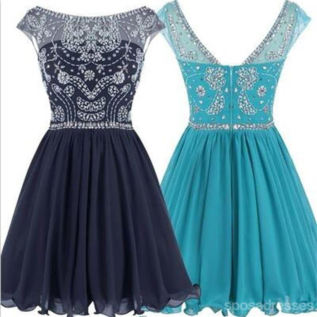 Vestidos cortos de regreso a casa, vestidos de regreso a casa con espalda en V, vestidos de regreso a casa para jóvenes, vestidos de regreso a casa populares, vestidos de graduación, vestidos de 16 dulces, vestidos de cóctel, PD0001