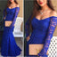 Royal Blue Prom Dresses,Party Prom Dresses,Sexy Prom Dresses,Lace Prom Dresses,Long Sleeve Prom Dresses,Inexpensive Evening Dresses,Prom Dresses Online,PD0116