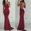 Backless Prom Dresses,Spaghetti Straps Prom Dresses,Sexy Prom Dresses,Burgundy Prom Dresses, V-neck Prom Dresses,Cocktail Prom Dresses ,Evening Dresses,Long Prom Dress,Prom Dresses Online,PD0161