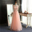 Scoop Ballkleider,Tulle Prom Kleid, Hübsche Prom Kleid, Popular Prom Kleid, A-Line Abendkleid, Custom pink Kleider, langes Ballkleid,Prom Dresses Online,PD0096