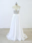 Spaghetti Straps Lace Beaded Cheap Beach Wedding Dresses Online, WD377