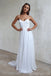 Sexy Backless Spaghetti StrapsUnique Cheap Beach Wedding Dresses, WD912