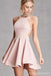 Sexy Backless Pink Cheap Short Homecoming Dresses Under 100, CM400