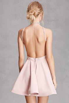 Sexy Backless Pink Cheap 2018 Vestidos de regreso a casa por debajo de 100, CM400