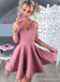 Bretelles spaghetti rose pas cher 2018 Robes de bal de moins de 100 ans, CM402