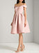 Off Shoulder Pink Short Homecoming Vestidos Online, CM632