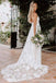 Spaghetti Straps Backless Long Mermaid Lace Wedding Dresses,WD754