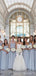 A-line Tulle Sleevless Bridesmaid Dresses Online, Cheap Bridesmaid Dresses WG810