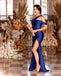 Mismatched Royal Blue Mermaid Cheap Long Bridesmaid Dresses Online,WG1278