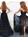 Querida pescoço ouro lantejoulas uma linha barato longo Evening Prom Dresses, Evening Party Prom Dresses, 12350