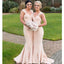 Simple Sleeveless Mermaid Cheap Long Bridesmaid Dresses Online, WG343