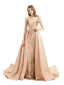 Querida pescoço ouro lantejoulas uma linha barato longo Evening Prom Dresses, Evening Party Prom Dresses, 12350