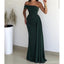 Long Sheath Dark Green One Shoulder Sleeveless Cheap Bridesmaid Dresses Gown ,WG1059