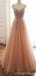 Sweetheart Neck Gold Sequin A-line Vestidos largos baratos del baile de fin de curso de la tarde, vestidos del baile de fin de curso del partido de tarde, 12350