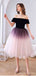 V Neck Dusty Pink Tulle Beaded Short Homecoming Dresses Online, Robes de bal courtes pas chères, CM845