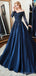 Querida pescoço ouro lantejoulas uma linha barato longo Evening Prom Dresses, Evening Party Prom Dresses, 12350