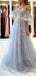 Sweetheart Neck Gold Sequin A-line Vestidos largos baratos del baile de fin de curso de la tarde, vestidos del baile de fin de curso del partido de tarde, 12350