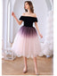 V Neck Dusty Pink Tulle Beaded Short Homecoming Dresses Online, Robes de bal courtes pas chères, CM845