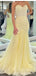 Sweetheart Neck Gold Sequin A-line Vestidos largos baratos del baile de fin de curso de la tarde, vestidos del baile de fin de curso del partido de tarde, 12350