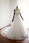 Off Shoulder A Line Lace Wedding Bridal Dresses, Custom Made Wedding Dresses, Affordable Wedding Bridal Gowns, WD231