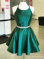 Sexy Verde Esmeralda sem encosto Simples e Curto, Barato Vestidos de Regresso a casa abaixo de 100, CM575