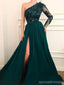 Querida pescoço ouro lantejoulas uma linha barato longo Evening Prom Dresses, Evening Party Prom Dresses, 12350