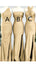 Mismatched Mermaid Gold Side Slit Long Bridesmaid Dresses Gown Online, WG1024