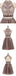 Sexy Two Pieces Beaded Brown Tulle Short Homecoming Prom Dresses, Affordable Short Party Prom Sweet 16 Dresses, Perfect Homecoming Cocktail Dresses, CM367