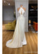 Simple Ivory Mermaid Halter Cheap Long Prom Dresses,Evening Party Dresses,12867